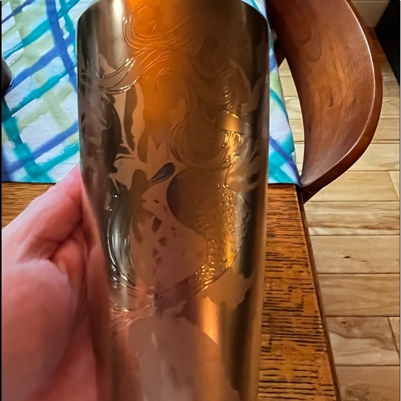 NEW Starbucks 2022 Copper Siren Mermaid Ceramic Tumbler 12oz Travel Mug LAST 1 - Picture 3 of 5